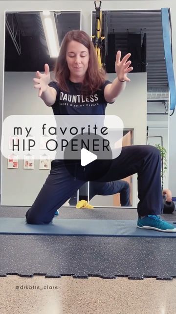 Dr. Katie Clare on Instagram: "Tight hips? 🔽

✨ This is hands down my favorite hip opener so if you’re feeling tight through the front/back/side of your hips or feel like your low back is locked up- give this a go.

✨ We get hip flexors, hamstrings, adductors and core stability on this one- what’s not to love?

✨ Hurts to kneel? Throw a pillow down.

Like it? Share it! 👊🏻

#hippain #lowbackpainrelief #stretching #mobility #tighthips" Hip Opener, Low Back Pain Relief, Hip Flexors, Core Stability, Hip Openers, Tight Hips, Hip Pain, Lock Up, Hip Flexor