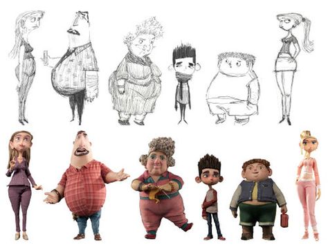 Paranorman Concept Art, Paranorman Characters, Laika Character Design, Paranorman Art, Paranorman Movie, Npc Art, رسم كاريكاتير, Laika Studios, Anatomy References