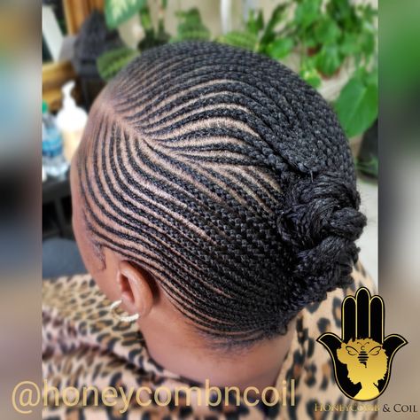 Cornrow updo. Extra small partings, no hair added. Extra Small Cornrows, Small Cornrow Braids, Fancy Cornrows, Small Lines Cornrows With Natural Hair, Cornrows With Natural Hair, Natural Hair Styles For Black, Afrocentric Hair, Cornrow Updo, Cornrows Natural