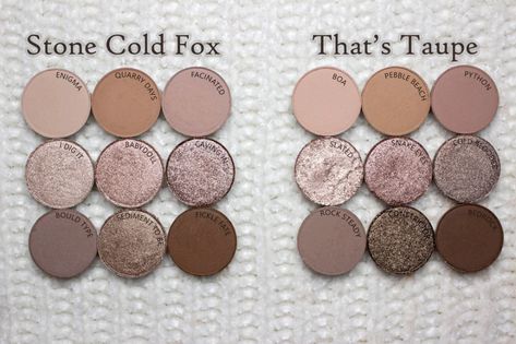 Stone Cold Fox vs That’s Taupe - selected 9 similar shades from the Stone Cold Fox Palette to compare it to That’s Taupe. Let me know what you think! : ColourPop Glowy Dewy Makeup, My Mum Made It, Makeup Fails, Eyeshadow Ideas, Halloween Eye Makeup, Dewy Makeup, Rock Steady, Stone Cold Fox, Colourpop Cosmetics