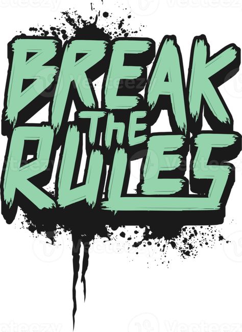 Break the Rules, Motivational Typography Quote Design for T-Shirt, Mug, Poster or Other Merchandise. Break Typography, Typography Design For Tshirt, Typography Design Quotes, Typography Shirt Design, Blue Background Images, Cool Pictures Of Nature, Typography Art, Typography Quotes, Design Quotes