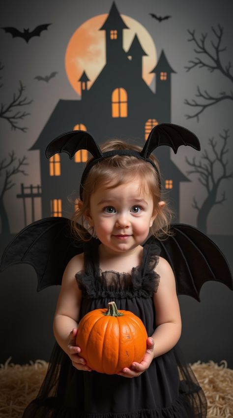 Photo of a child on Halloween Halloween Pumpkin Photoshoot, Halloween Pumpkin Heads Photoshoot, Halloween Pumpkin Photography, Halloween Boudier Pics Pumpkin, Cherished Teddies Halloween, Bear Costume, Cuteness Overload, Spirit Halloween, Pumpkin Patch