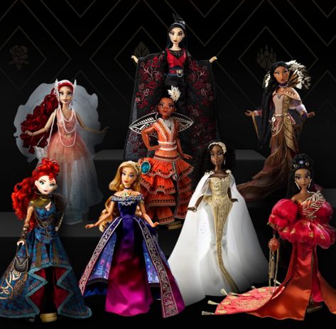 Disney Designer Collection Dolls, Disney Princess Designer Collection, Disney Designer Dolls, Disney Princess Doll Collection, Disney Designer Collection, Doll Therapy, Disney Doll, Disney Figures, Disney Princess Dolls