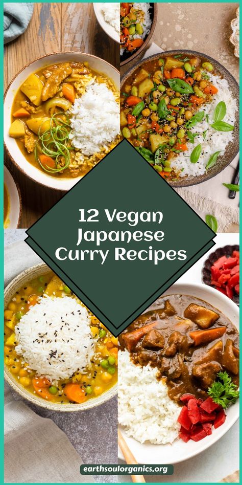 Transform your dinner with these easy and tasty vegan Japanese curry recipes! Bursting with flavor and packed with healthy veggies, these curries are simple to prepare and incredibly satisfying. Great for when you want a warm, nourishing meal! #VeganMeals #JapaneseCurry #PlantBasedRecipes Easy Vegan Japanese Recipes, Plant Based Japanese Recipes, Vegan Japanese Curry Recipe, Vegan Japanese Curry, Japanese Curry Recipes, Japanese Curry Recipe, Japanese Vegetarian Recipes, Easy Vegan Curry, Protein Dinner Recipes