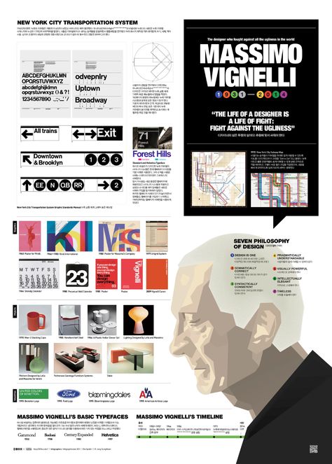 Massimo Vignelli Typography, Massimo Vignelli Design Graphics, Massimo Vignelli Poster, Vignelli Design, Transit Map, Love Website, Massimo Vignelli, New York Subway, Daylight Savings