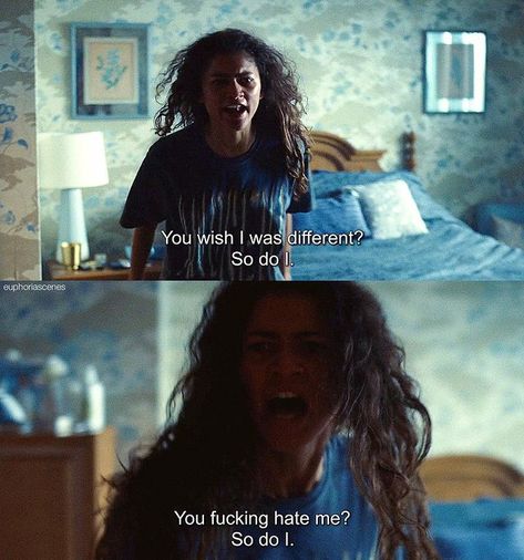 Euphoria fic • Instagram Euphoria Quotes, Euphoria Quote, I Am Different, Movies Quotes Scene, Tv Show Quotes, Film Quotes, Tv Quotes, Deep Thought Quotes, The Villain