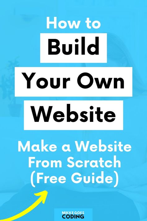 Do you want to build a website for yourself this year? Maybe a portfolio site to find a new job or to start freelancing, an online shop for your business, or start a blog to make money online? Great plan! Use this free beginner's guide to learn how you can make a website step-by-step, either from scratch or using the easy WordPress Content Management System. Good luck with your web design and web development project! #mikkegoes #webdevelopment #webdesign #website #tech #programming #webdeveloper How To Make Website Business, How To Design A Website, How To Start A Website For Free, How To Build A Website For Free, How To Build A Website, How To Make A Website, Website Development Creative Ads, Web Site Design Creative, Starting A Website