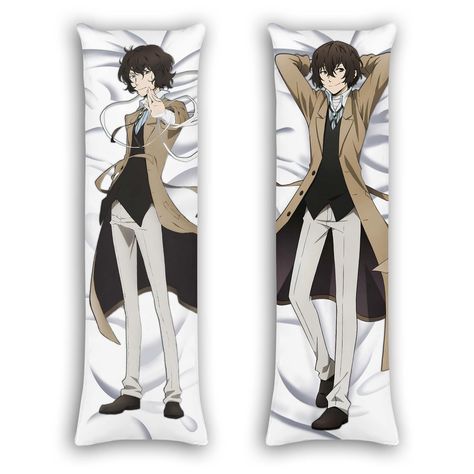 DAZAI Dazai Body Pillow, Anime Body Pillow Cover, Anime Bedroom Ideas, Anime Body, Body Pillow Cover, Osamu Dazai, Fictional Men, Anime Jewelry, Fantasy Props