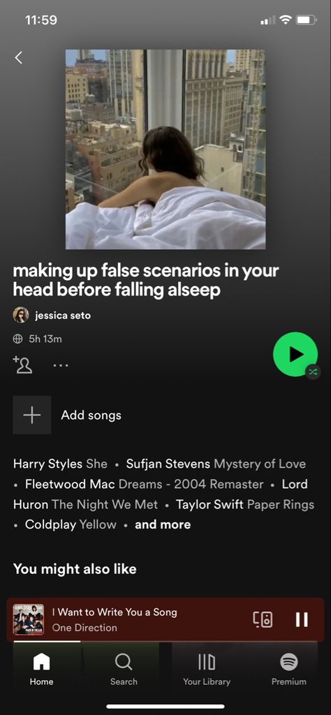 Coldplay, Fake Senerios To Fall Asleep To, Spotify Sleep Playlist, Sleep Playlist, Make A Playlist, Song Recs, Fleetwood Mac Dreams, Lord Huron, Before I Sleep