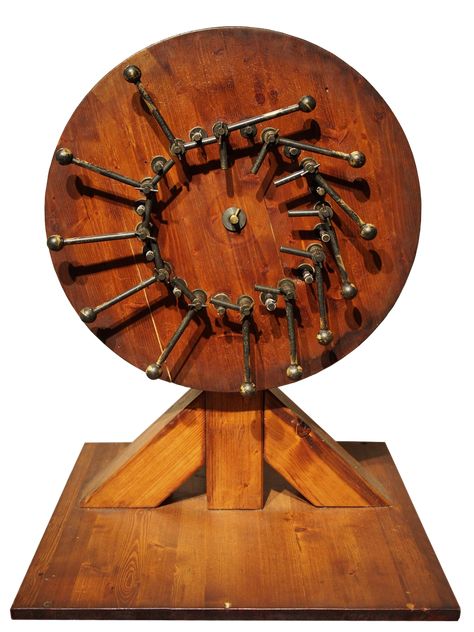 Leonardo da Vinci's Perpetual Motion Machine | Warehouse 13 Wiki | Fandom Da Vinci Inventions, Perpetual Motion Machine, Marble Machine, Warehouse 13, Of Monsters And Men, Perpetual Motion, Marble Run, Kinetic Energy, Kinetic Art