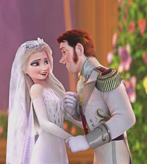 Hans And Elsa, Elsa And Hans, Frozen 3, Non Traditional Wedding Ring, Kiss Images, Disney Bride, The Royal Wedding, Princess Wallpaper, Disney Phone Wallpaper