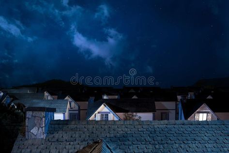 Roof of house at night with houses on background. Roof of house at night ideal f #Sponsored , #ADVERTISEMENT, #ADVERTISEMENT, #house, #ideal, #background, #Roof House At Night, House Roof, Vector Graphics, Your Image, At Night, Roof, Royalty Free Stock Photos, Stock Images