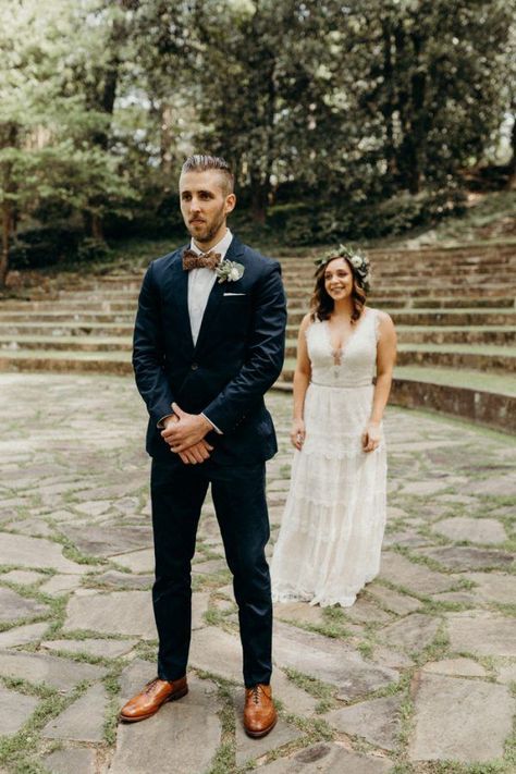 Boho Georgia Wedding at Dunaway Gardens | Junebug Weddings Boho Wedding Groomsmen, Gifts For Groomsmen, Sheath Wedding Gown, Mens Wedding Attire, Groom Wedding Attire, Wedding Gifts For Groomsmen, Groom And Groomsmen Attire, Wedding Groomsmen, Georgia Wedding