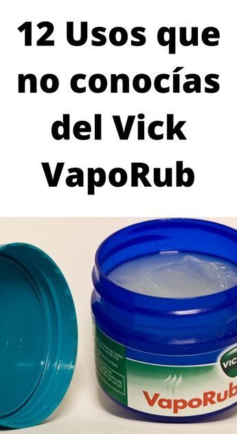 El Vick VapoRub es un producto muy conocido en el mundo que es usado para Vic Vaporub, Vapo Rub, Vicks Vaporub Uses, Baking Soda Benefits, Uses For Vicks, Get Rid Of Warts, Sinus Congestion, Spots On Face, Baking Soda Shampoo