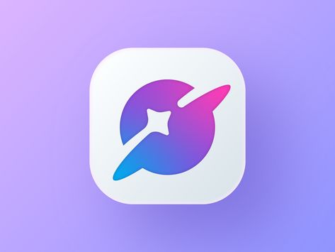 Star around Planet icon by Bogdan Kolchanov on Dribbble App Logo Design Inspiration, Jupiter Logo, App Development Design, Launcher Icon, Wordmark Logo Design, Data Logo, Planet App, Icon Images, Planet Icon