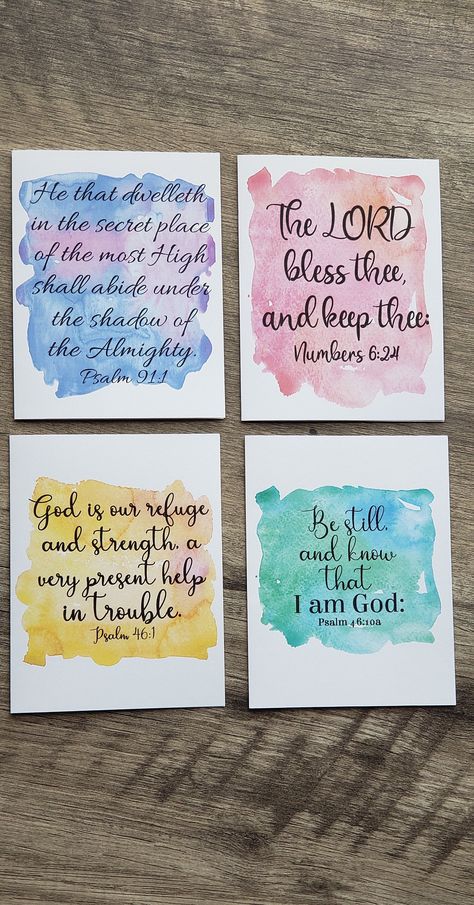 Scripture Greeting Cards, Birthday Cards Christian, Handmade Bible Verse Cards, Watercolor Scripture Cards, Watercolor Encouragement Cards, Cute Bible Verse Index Cards, Verse Cards Diy, Watercolor Affirmation Cards, Diy Bible Verse Cards