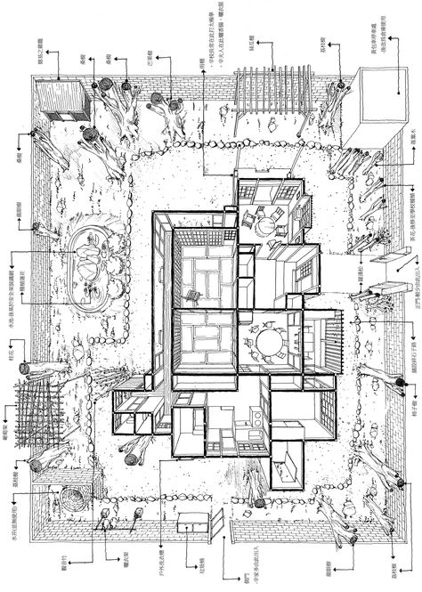 Japanese Style House Plans, Traditional Japanese House Plans, Japanese House Layout, Japanese House Floor Plans, Traditional Chinese House, Japan Interior, Eco House Design, Japanese Home Design, Traditional Japanese Architecture