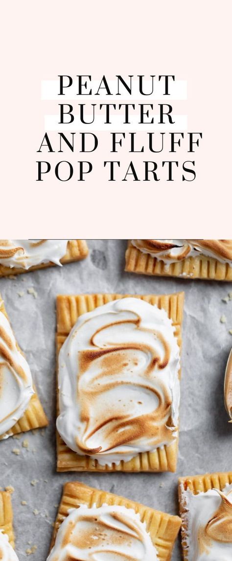 Peanut Butter Pop Tarts, Homemade Pop Tarts Recipe, Homemade Poptarts, Poptart Recipe, Broma Bakery, Marshmallow Frosting, Creamy Peanut Butter, Pop Tarts, Baked Goods