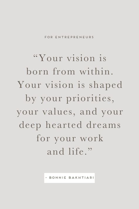 Creating a brand vision is one of the most important things you can do as a service-based entrepreneur. With a clear long-term vision you’re able to propel forward towards the brand and life of your dreams. Here are three ways to choose the right images for your brand vision and how to make your dreams a reality. | b is for bonnie design #branding #brandvision #socialmediamarketing Life By Design Quotes, Living A Dream Quotes, Choose Your Life Quotes, Living Your Dreams Quotes, Vision Quotes Inspiration Motivation, Vision Is The Art Of Seeing, Design Your Life Quotes, Create The Life Of Your Dreams, Quotes On Vision And Goals