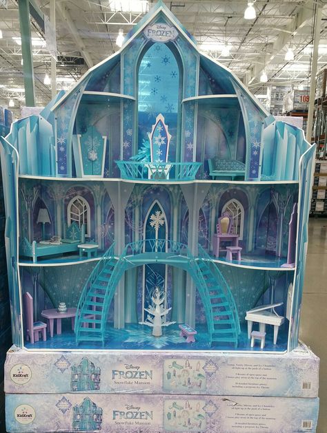 Elsa House Disney Frozen, Elsa House, Disney Frozen Dolls, Castle Dollhouse, Monster High House, Frozen Castle, Frozen Dolls, Dragon Wallpaper Iphone, Frozen Themed Birthday Party