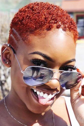 The TWA Hair Trend: Natural Hairstyles For Short Hair You Won’t Dare To Resist ★ Hair Lightener, Short Natural Haircuts, Twa Hairstyles, Natural Hair Cuts, Natural Hair Short Cuts, Haircuts For Curly Hair, Short Natural Hair Styles, Shaved Hair, Short Haircuts