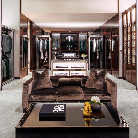 Tom Ford . Miami Design District Tom Ford Interior, Tailoring Shop Interior Design, Tom Ford Store, Design District Miami, Retail Interior Design, Luxury Closets Design, Boutique Interior Design, Store Interiors, Retail Store Design