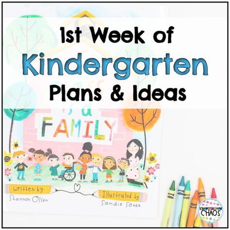 Kindergarten Positive Affirmations, First Day Of School Kindergarten Ideas, Back To School Kindergarten Activities, Kindergarten Name Activities, First Week Of Kindergarten, Classroom Checklist, Kindergarten First Week, Teaching Subtraction, Learning Kindergarten