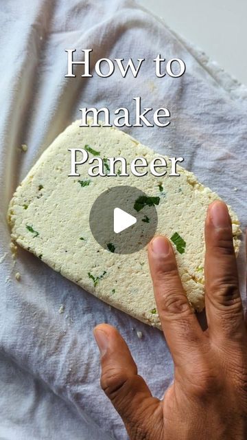 How To Make Paneer At Home, Indian Cheese, How To Make Paneer, Paneer Recipes, Spices And Herbs, Herbs And Spices, Skim Milk, Indian Cooking, Gold Top