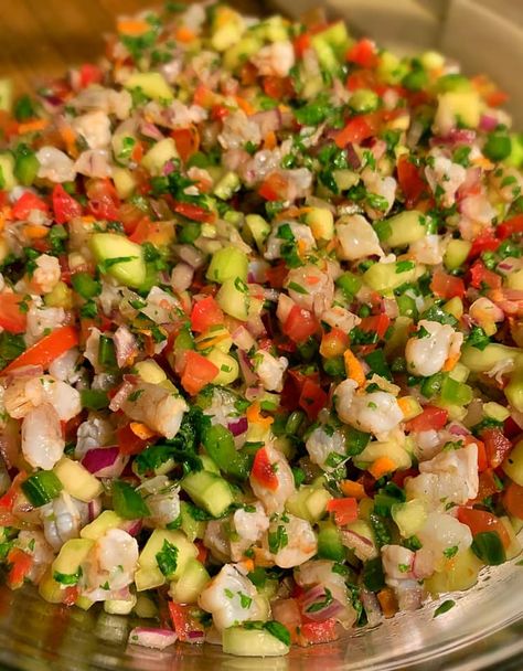 Authentic Ceviche - Easy DIY Recipes Cheveche Recipe, Civeche Recipe Shrimp, Ceviche Recipe Mexican Authentic, Shrimp Ceviche Recipe Mexican Authentic, Authentic Shrimp Ceviche Recipe, Civeche Recipe, Fish Ceviche Recipe, Ceviche Recipe Fish, Ceviche Recipe Mexican