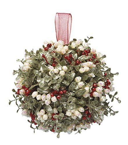 Door Décor Holly Mistletoe Kissing Ball – 10 Inch Tumblr, Christmas Holly Decorations, Mistletoe Ball, Whimsical Christmas Decor, Holly Decorations, Mistletoe Christmas, Kissing Ball, Christmas Material, Glitter Christmas