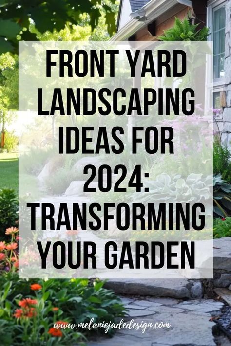 Revamp your front yard with the top landscaping trends of 2024. From minimalist designs to vibrant floral displays, find inspiration to transform your garden into a welcoming oasis. #FrontYardDesign #Landscaping2024 #GardenMakeover Lawn Design Ideas, Frontyard Landscape Layout, Modern Landscape Design Front Yard, Pool Garage, Garden Design Layout Landscaping, Landscape Ideas Front Yard Curb Appeal, Cabinets Bedroom, Tattoo Garden, Front Lawn Landscaping