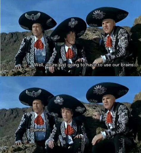 The Three Amigos Three Amigos, Funny Pictures With Captions, Dump A Day, Picture Day, Morning Humor, Memes Humor, Bones Funny, Movie Quotes, Funny Images