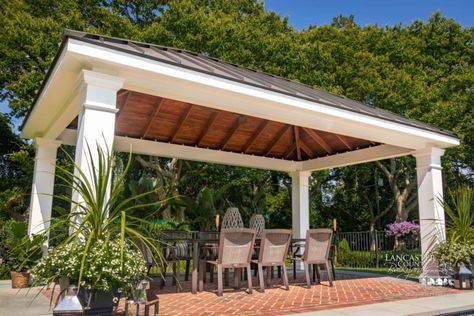 Pool Pavilion Ideas, Pool Gazebo, Pool Pavilion, Hardscape Design, Outdoor Pavilion, Backyard Pool Designs, Lancaster County, Backyard Projects, Outdoor Pergola