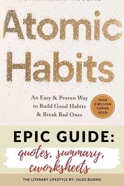 Atomic Habits Quotes, Habits Quotes, Habit Books, Habit Quotes, James Clear, Atomic Habits, Self Development Books, Books For Self Improvement, Inspirational Books To Read