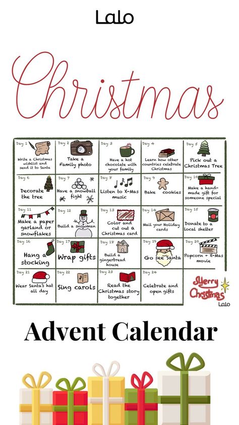 Are you looking for an Advent calendar to keep the kids excited for Christmas?  So why not let your kids make Advent-tastic memories this Christmas with Lalo's free online Advent calendar! diy christmas advent calendar for kids Diy Advent Calendar Activities, Free Printable Activity Sheets, Diy Christmas Advent Calendar, Online Advent Calendar, Diy Christmas Advent, Advent Calendar For Kids, Printable Activity Sheets, Advent Calendar Diy, Make An Advent Calendar