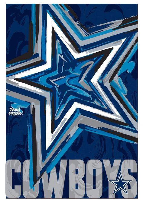 Dallas Cowboys Garden Flag 2 Sided Justin Patten Logo Heartland Flags Dallas Cowboys Backdrop, Dallas Cowboys Painting, Dallas Cowboys Art, Dallas Cowboys Wallpaper Iphone, Dallas Cowboys Clipart, Dallas Cowboys Tattoo, Dallas Cowboys Flag, Dak Prescott Dallas Cowboys, Game Day Quotes