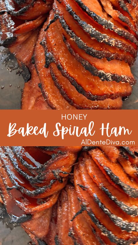 Honey Baked Spiral Ham Honey Baked Ham Glaze, Honey Baked Ham Recipe Copycat, Baked Ham Glaze, Baked Spiral Ham, Pineapple Honey Glazed Ham, Honey Ham Glaze Recipe, Honey Baked Ham Recipe, Easy Holiday Side Dishes, Ham Recipes Baked