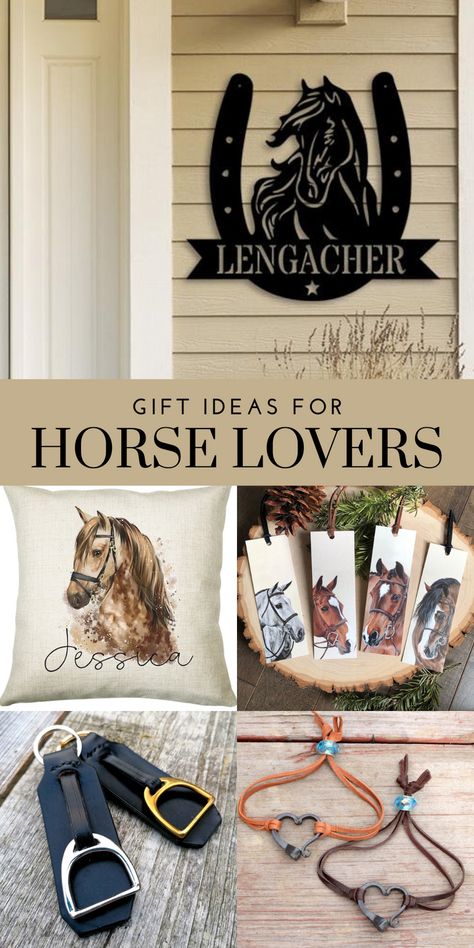 Horse Lover Gifts, Horse Lover Gifts Diy, Christmas Presents For Teens, Horse Christmas Gifts, Horse Trainer Gifts, Teen Presents, Horse Shoe Nails, Iron Anniversary Gifts, Nail Bracelet