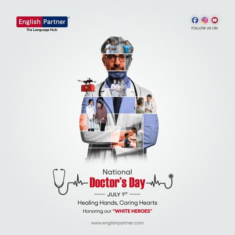 Happy #NationalDoctorsDay! Today we celebrate the dedication, hard work, and compassion of doctors everywhere. 

Thank you for your tireless efforts in keeping us healthy and safe!

National Doctor’s Day
Healthcare heroes
Medical heroes
Thank you doctors Healthcare Heroes, National Doctors Day, Doctors Day, English Course, Healing Hands, Hard Work, Work Hard, Online Courses, Health Care