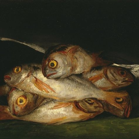 Still Life with Golden Bream by Francisco Goya Francis Goya, Goya Paintings, Google Art Project, Painting Details, Francisco Goya, Spanish Artists, Oil Painting Reproductions, Painting Still Life, Still Life Art