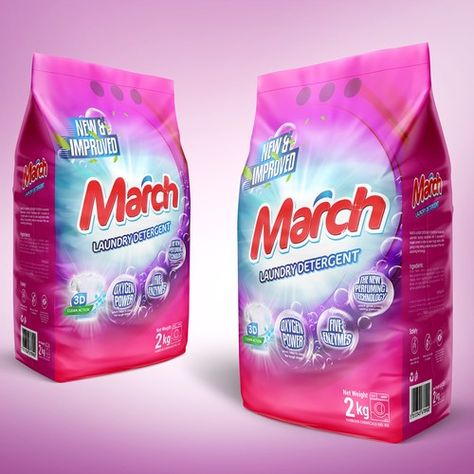 Talented designers show up to make a breathtaking laundry powder packet Product packaging contest design#product#packaging#winning Hand Soap Packaging, Flavored Alcohol, Powder Packaging, Soap Packaging Design, Powder Soap, Smart Packaging, Laundry Powder, Coconut Oil Skin Care, Powder Detergent