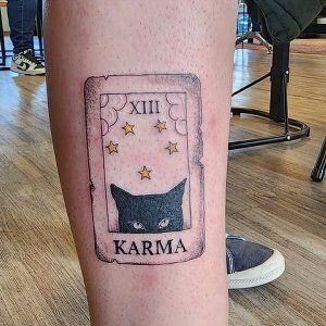 Unique tarot cards tattoo  Unique tarot decks by Dark Forest Use this coupon for a discount WELCOME10 https://tarotcardsdarkforest.com/  #tarotcard #tarotcardtattoo #tattoo #tattooist #tattoocrazy #tattoocrazyuk #cambridgetattoo #cambridgeartist #tattooist #tarotcard #tarotcardtattoo #tattoo #tattooist #tattoocrazy #tattoocrazyuk #cambridgetattoo #cambridgeartist #tattooist Black Cat Tarot Card Tattoo, Cat Tarot Tattoo, Cat Tarot Card Tattoo, Star Tarot Card Tattoo, Tarot Cards Tattoo, Cards Tattoo, Unique Tarot Cards, Unique Tarot Decks, Tattoo Unique