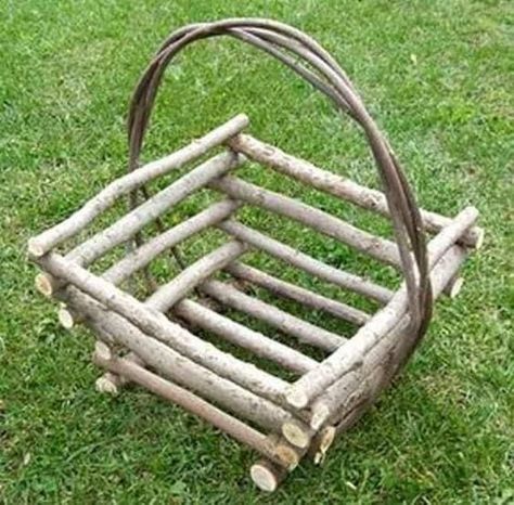 Garden Diy Decoration Ideas, Garden Diy Furniture, Willow Furniture, Twig Furniture, Twig Crafts, Twig Art, Yantai, Square Baskets, Deco Nature