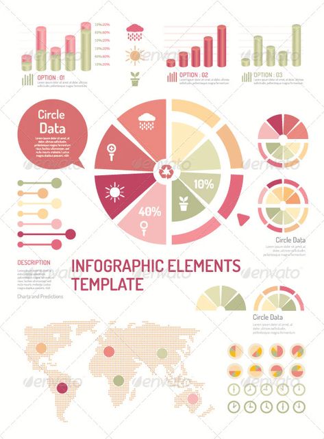 Infographic Elements Template Soft Colour by pongsuwan | GraphicRiver Statistics Infographic, Scientific Poster Design, Scientific Poster, Research Poster, Infographic Elements, Data Visualization Design, Infographic Design Layout, Graphic Design Infographic, Data Design