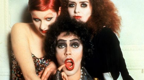 Batman, Barbarella, and 20 of the Campiest Fashion Movies - Vogue Queer Horror, Horror Pic, Showing Outfits, Patricia Quinn, Film And Arts, Frank N Furter, Camp Fashion, Rocky Horror Show, The Rocky Horror Picture Show