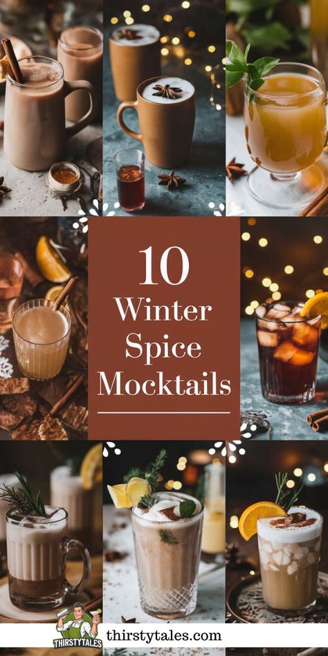 "Discover 10 Winter Spice Mocktails that bring cozy flavors to warm your spirit this season! These delightful non-alcoholic winter beverages are perfect for holiday gatherings or a relaxing night in. Explore spiced mocktail ideas featuring warm flavor combinations that will inspire your festive drink menu. Enjoy these cozy drink recipes that everyone can savor, making your winter celebrations even more special!" Old Fashion Mocktails, Hot Cozy Drinks, Cozy Drinks Winter, Non Alcoholic Hot Drinks, Warm Winter Drinks Non Alcoholic, Cozy Winter Drinks, Relaxing Mocktail, Mocktail Recipe Winter, Warm Alcoholic Drinks Winter