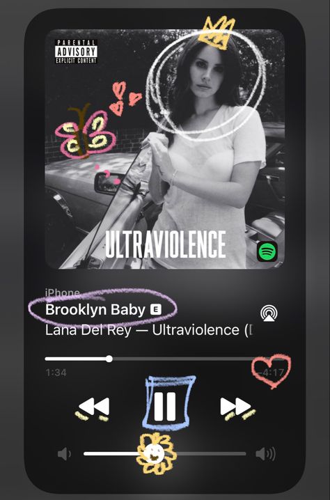 Brooklyn Baby Lana Del Rey, Rey Art, Lana Del Rey Art, Music Poster Design, Baby Wallpaper, Baby E, Brooklyn Baby, Lana Del Ray, Parental Advisory Explicit Content