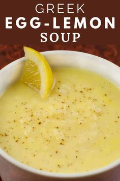 Lemon Broth Soup, Rice Soup Recipes Vegetarian, Greek Cream Of Chicken Rice Soup, Greek Soup Avgolemono, Lemon Greek Soup, Meat Side Dishes, Unique Soups, Unique Soup Recipes, Greek Soups