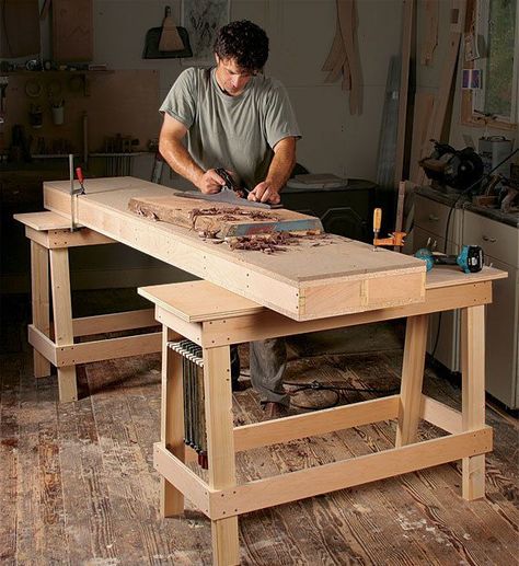 Small Workbench, Chest Woodworking Plans, Traditional Benches, Workbench Designs, Workbench Plans Diy, Woodworking Desk, Woodworking Equipment, Essential Woodworking Tools, Woodworking Bench Plans