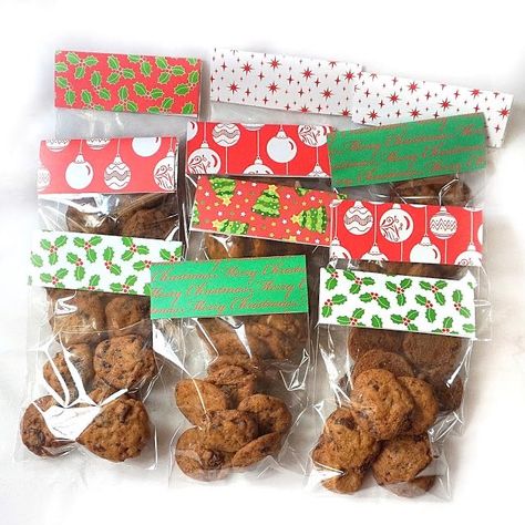 Cookie Gift Packaging, Diy Cookies, Diy Christmas Cookies, Christmas Cookies Packaging, Cookies Packaging, Christmas Cookies Gift, Easy Diy Christmas Gifts, Packaging Diy, Diy Cookie